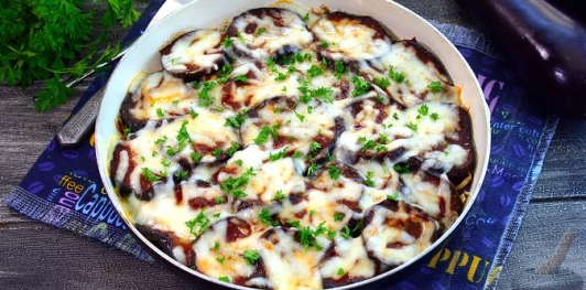 Запеканка из баклажанов и картофеля