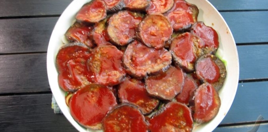 Запеканка из баклажанов и картофеля