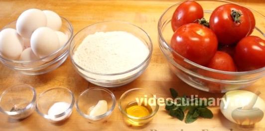 Домашняя лапша с томатным соусом