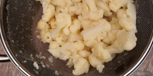 Маринованная цветная капуста с болгарским перцем и морковью