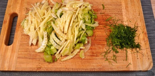 Морковный салат с фенхелем