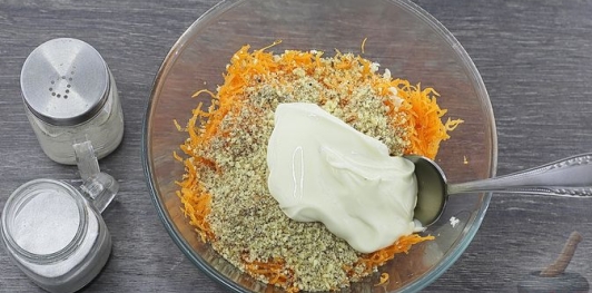 Паштет из моркови с грецкими орехами