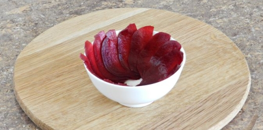 Закуска из свеклы и творога